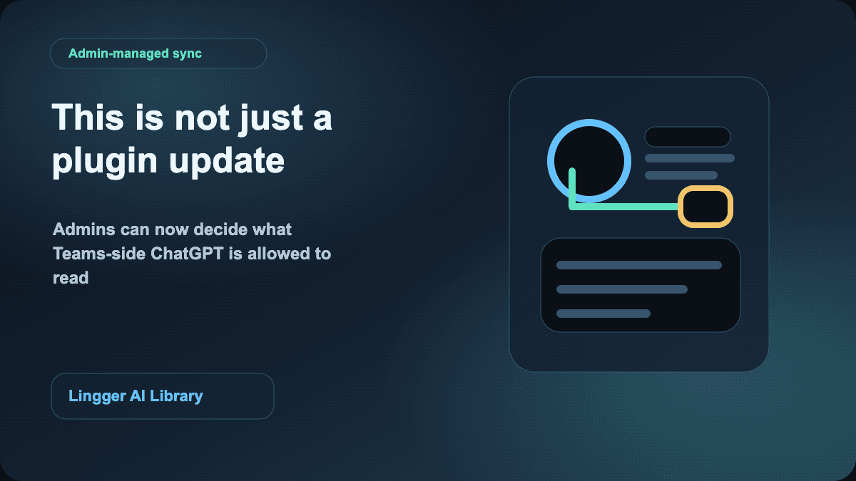 ChatGPT Teams admin-managed sync cover image