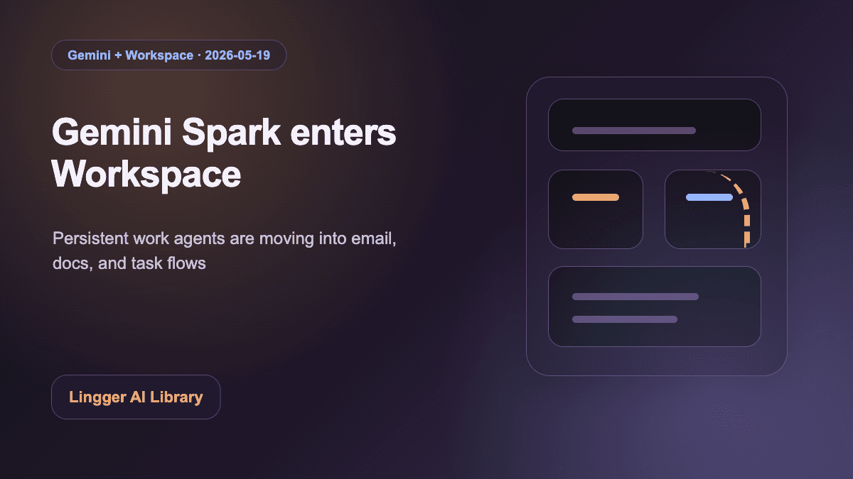 Gemini Spark and Workspace work agent cover image