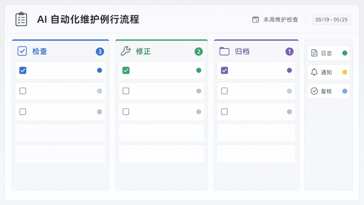 AI 自动化维护例行封面图