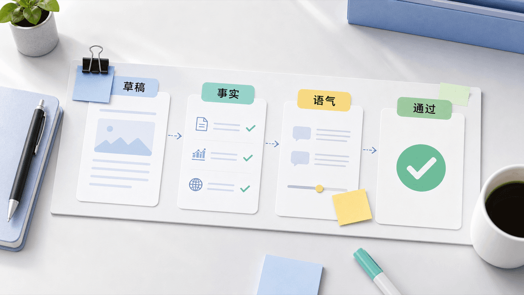 AI 编辑复核流程封面图