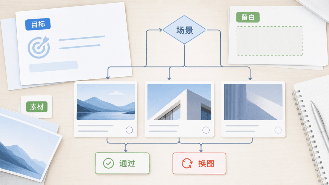 AI 网站首屏图规划决策桌图
