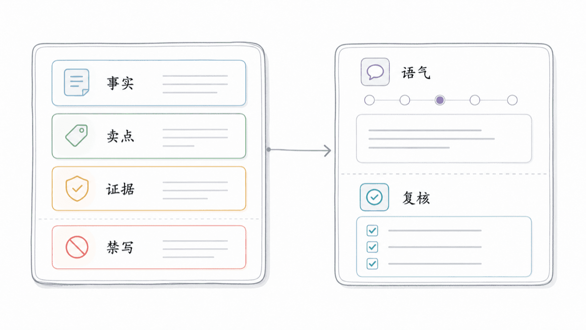 AI 产品描述写作流程封面图