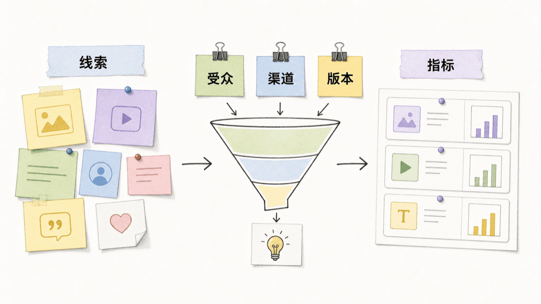 AI UGC 创意生成测试画布图