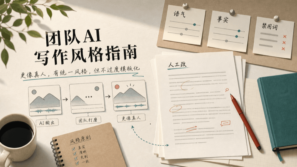 团队 AI 写作风格指南封面图