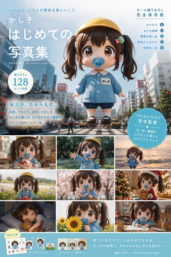 专业设计师打造角色写真集提示词生成图