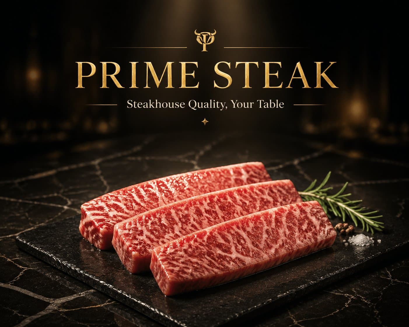 高端肉类海鲜品牌英雄图提示词生成图